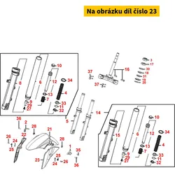 Kymco Abdeckung f. Kotflügel li. MB7319