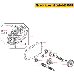Kymco Hülse f. Getriebegehäuse MB9958