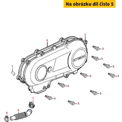 Kymco Dichtung f.Variomatikdeckel MS1015