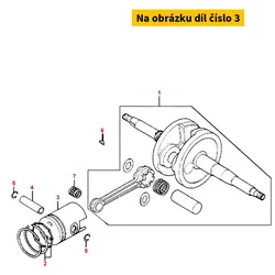 Kymco Kolben Typ A (Höhe 53mm) 45 & 50km/h MS1281
