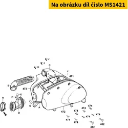 Kymco Schraube B05x008 KS/S MS1421
