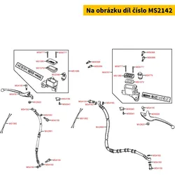 Kymco Dichtung Bremsflüssigkeitsbehälter MS2142