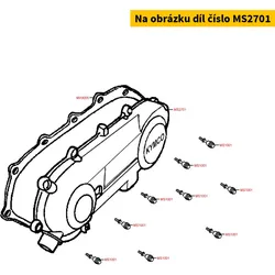 Kymco Variomatikdeckel schwarz matt MS2701