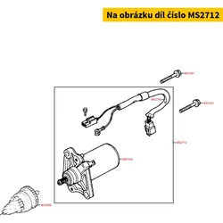 Kymco Anlasser m. Kabel MS2712