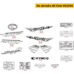 Kymco Lackstift vivid yellow YR039 MS2936