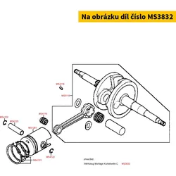 Kymco Werkzeug Montage Kurbelwelle C MS3832