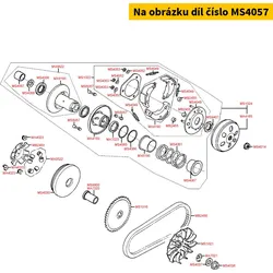 Kymco Nadellager 17x25x18 AG MS4057