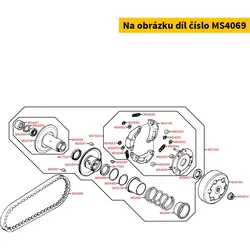 Kymco Antriebsriemen MS4069