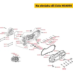 Kymco Lagergleithülse Anlasserfreil. 08x12x08 MS4098