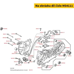Kymco Dichtung f. Ansaugstutzen oben MS4111
