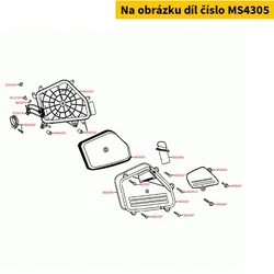 Kymco Luftfiltereinsatz MS4305