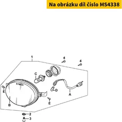 Kymco Schraube G05x008 KS/M/D06,3x02 MS4338
