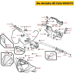 Kymco Starterknopf = MB1816 MS4378