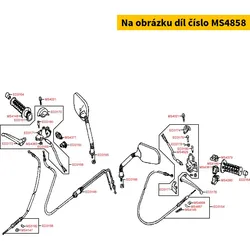 Kymco Einstellmutter Bremszug/Bremsgestänge MS4858