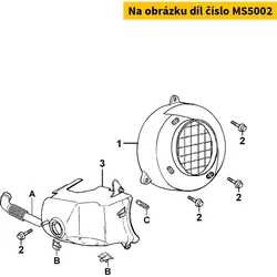 Kymco Halter f.Lichtmaschinenkabel MS5002