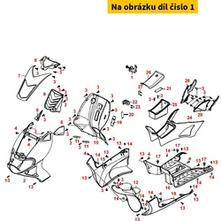 Kymco Schloss f.Handschuhfach und Werkzeugbox MS5215