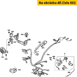 Kymco Anlasserrelais, ohne Haltegummi MS5401