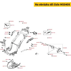 Kymco Distanzhülse f. Motorhalter MS5408