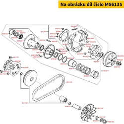 Kymco Nadellager 20x29x18 AG MS6135