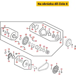 Kymco Variorollen-Satz 33g 29x22 VE = 6St (MA3791) MS8620