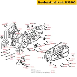 Kymco Kurbelgehäuse re. MS9300