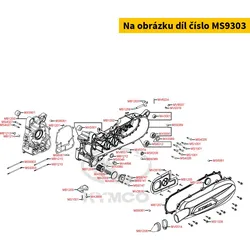 Kymco Dichtung Kurbelgehäuse MS9303