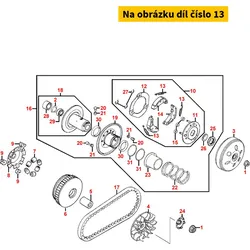 Kymco Feder f. Kupplungsbacken (VE =1 St) MS9399