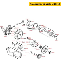 Kymco Ölpumpe kpl. = MB1775 MS9419