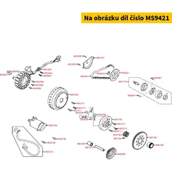 Kymco Zahnrad Ölpumpe 25 Zähne MS9421