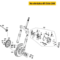 Kymco Bremsscheibe vo./hi. 180mm 3-Loch MS9540