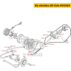Kymco Anlasserfreilauf = MV6724 MV3598