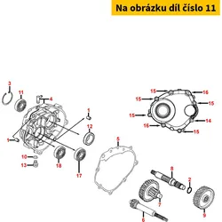 Kymco Kugellager 30x55x13  6006 (beidseitig abgedichtet) MV4013
