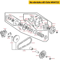 Kymco Kupplungsbacke (VE =1 St) MV4722