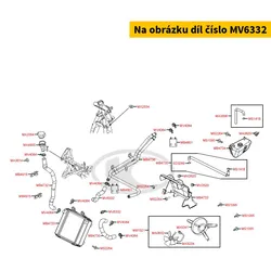 Kymco Thermoschalter f. Kühler (Lüfterschalter) MV6332