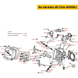 Kymco Kühlwasserschlauch  Überlauf MV8061