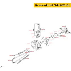 Kymco Zylinderfussdichtung MX0101