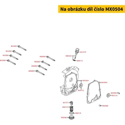 Kymco Kurbelgehäusedeckel re. (Lima) MX0504