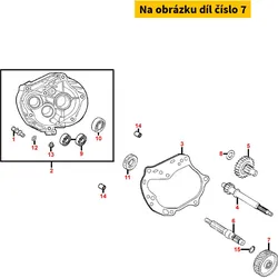 Kymco Zahnrad f. Getriebeausgangswelle MX0525