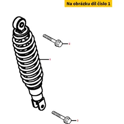 Kymco Federbein hinten MX0541
