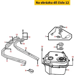 Kymco Unterdruckschlauch f. Benzinhahn MX0548