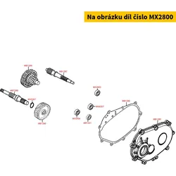 Kymco Kugellager 17x47x14 MX2800