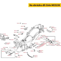 Kymco Schraube G06X045 SK10/M/B13 = MB1766 MX3230