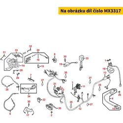 Kymco Diodeneinheit f. Seitenständer/Lichtsteuerung MX3317
