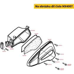 Kymco Deckel f. Luftfilterkasten MX4007