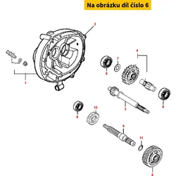 Kymco Zahnrad f. Getriebeausgangswelle MX4019