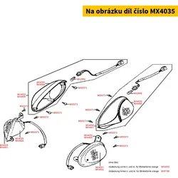 Kymco Blinkerglas hi. li. MX4035