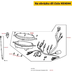 Kymco Tachometerglas D408 M1 MX4044
