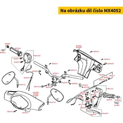 Kymco Bremszug hi. MX4052