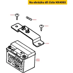 Kymco Halter f. Batterie MX4065