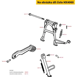Kymco Seitenständer MX4068
